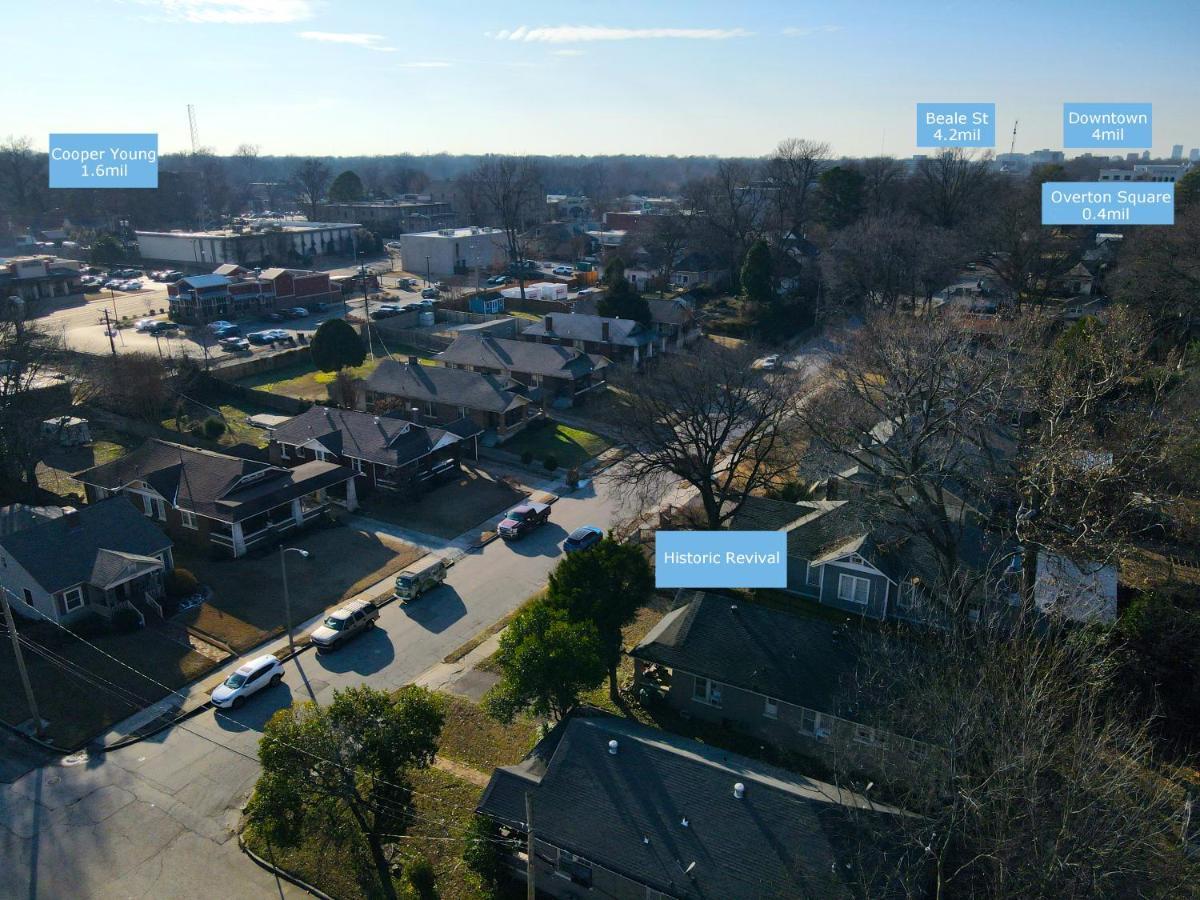 Historic Revival King Bed Midtown Memphis 68 Yes Pets Fast Wifi Free Parking Vila Exterior foto
